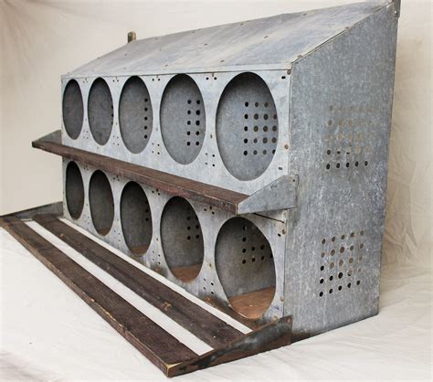 antique metal chicken nesting boxes for sale|tractor supply chicken nesting boxes.